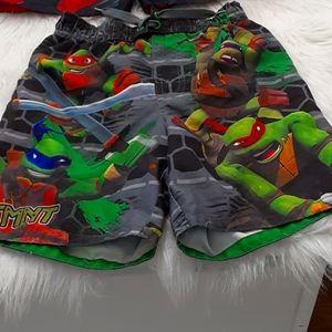 2 pairs boys swim Trunks Size 5/6